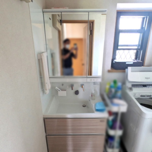 埼玉県越谷市　I様邸　洗面化粧台リフォーム