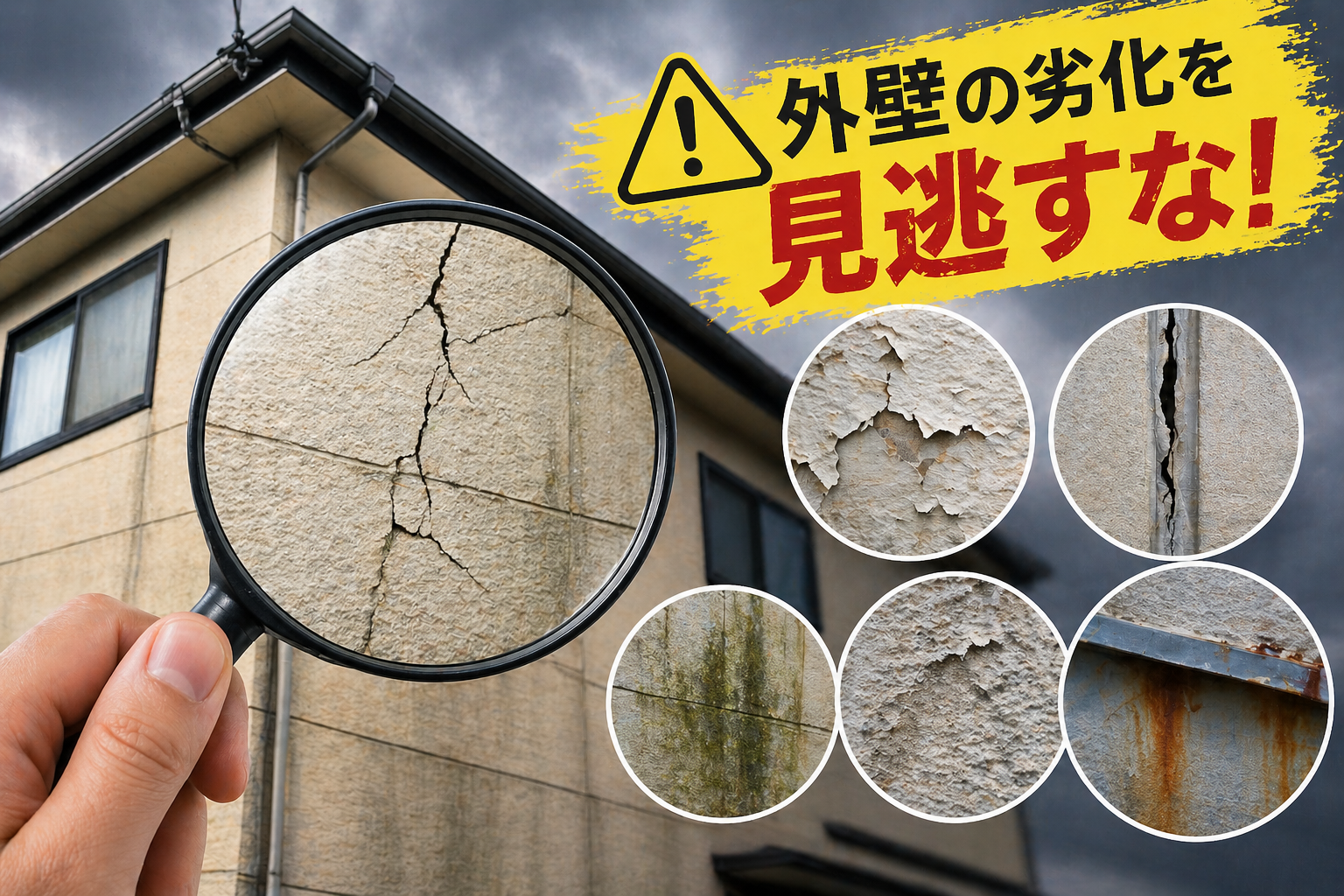 外壁塗装のタイミングはいつ？見逃しがちな劣化サイン