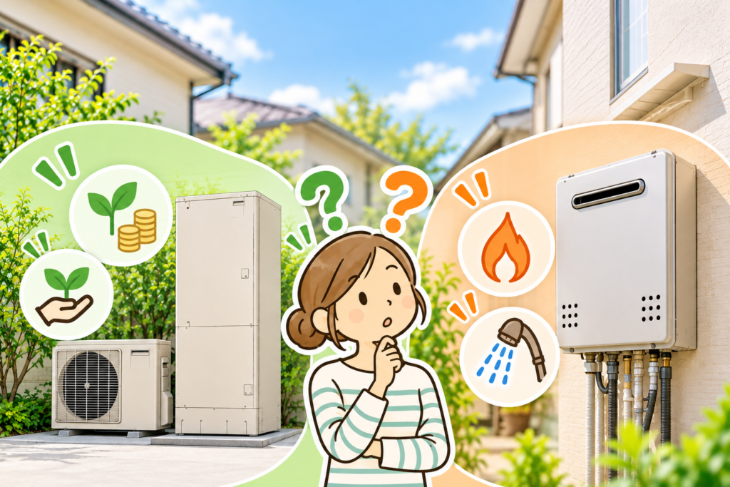 エコキュートとガス給湯器どっちがいい？